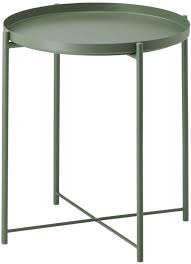Amazon Com Side Table Small Metal End Table Round Tray Accent Coffee Snack Table For Living Room Bedroom In 2020 Metal End Tables Living Room Coffee Table Tray Table