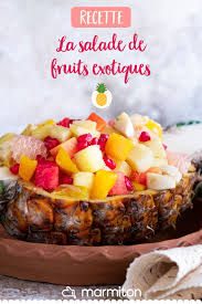 Salade Des Iles Aux Fruits Exotiques Recette Recette Salade De Fruits Recettes De Cuisine Salade De Fruits