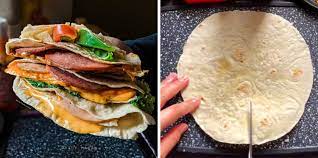 Resepi tortilla wrap berperisa bawang putih. Potong Tengah Lipat Jom Cuba Tortilla Wrap Hack Viral Di Tiktok Daily Makan