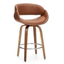 Torcello Bar Stool Tan Pu Leather In 2020 Bar Stools Kitchen Bar Stools Cheap Bar Stools