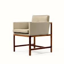 Exposed Frame In Solid Wenge Walnut White Oak Or Ash Dual Density Foam And Fiber Cushions W Inverted Seams T In 2020 Side Chairs Dining Room Furniture Modern Chair