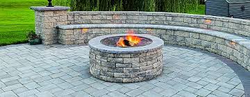 72 footer blocks per pallet 16 double sided devonstone cap caps per pallet: Fireplaces Fire Pit Kits Main Line Concrete Supply Inc
