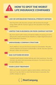 Maybe you would like to learn more about one of these? Worst Life Insurance Advice Worst Company Characteristics