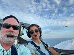 Our aviation instructor, Haley Kellogg, has been busy flying students,  mentors, and special guests