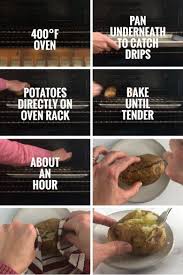 How To Bake A Potato Perfect Baked Potatoes In The Oven Or Microwave Oven Umami Girl