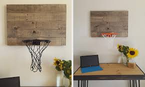 I built a homemade basketball goal out of spare wood, screws, and a few. This Homemade Wooden Basketball Hoop Will Look Great In Your Living Room Cool Material