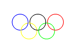 While the colors of the five rings, blue, yellow, black, green, and red together with the white. Olympic Rings Loren On The Art Of Matlab Matlab Simulink