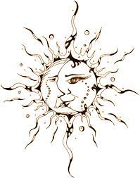 Moon Flower Moon Sun Tattoo Moon Tattoo Sun Tattoos