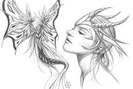 Dragon Queen And A Red Tail Fairy Dragon Wip Fairy Coloring Pages Fairy Coloring Coloring Pages For Grown Ups