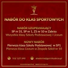 See more of górnik zabrze s.s.a. Akademia Pilkarska Gornika Zabrze Strona Oficjalna Nabory Do Klas Sportowych