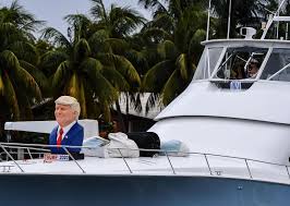 All boaters and paddlers of canoes, kayaks, etc. Donald Trump Supporters Protest Pirate Festival Cancellation With Trumparilla Boat Parade