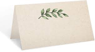 However, before you dive in, you should know that the best party names are tailored to the particulars of the event, including the theme, location, hosts, etc. Buy 321done Greenery Place Cards Set Of 24 3 5 X 2 Blank Tent Cards For Name Food Table Setting Dinner Party Seating Wedding Rustic Green Leaves Tan Made In Usa Online In Turkey B085635d4d