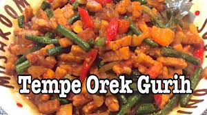 Siapa disini gak pernah makan tempe orek? Resep Orek Tempe Basah Gurih Dan Enak Youtube