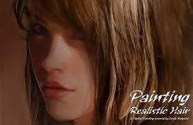 Is it time consuming to paint your hair? Cgsociety Tutorial How To Paint Realistic Hair Hair Painting How To Paint Hair Painting Realistic
