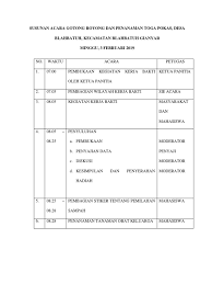 Check spelling or type a new query. Susunan Acara Bakti Sosial Cara Golden