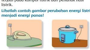 Perubahan energi yang paling banyak bisa dimanfaatkan adalah perubahan dari energi listrik dirubah ke dalam bentuk energi yang lainnya. Jawaban Tema 6 Kelas 3 Halaman 90 91 Tuliskan 3 Peristiwa Perubahan Energi Yang Terjadi Sehari Hari Tribunnewsmaker Com