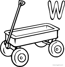 Enjoy this free coloring page and all our other printable worksheets for kids. W Is For Wagon Coloring Page Coloringall