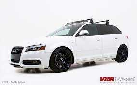 Vmr Wheels 19 Matte Black V701 On Ibis White Audi A3 Audi Audi A3 Audi Cars