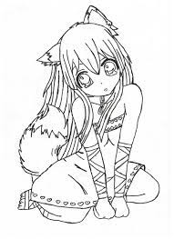 Coloriage fille kawaii et dessin gratuit a imprimer. Coloriage Fille Kawaii Sur Ordinateur Dessin Gratuit A Imprimer