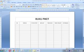 Meningkatkan pelaksanaan keamanan, kebersihan, ketertiban, keindahan, kekeluargaan, kerindangan, kesehatan, keteladanan, dan 1 (satu) guru/hari/ minggu a. Contoh Buku Piket Guru Dan Karyawan Sekolah Madrasah Antapedia Com