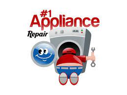The Number 1 Appliance Repair Company Little Cartoon Man With His Head In The Machine Cartoon Logo Appliance Repair Logo Appliance Repair