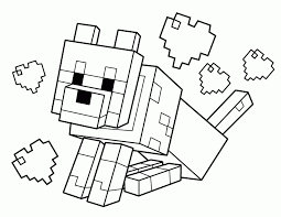 Maybe you would like to learn more about one of these? Minecraft Coloring Pages Animals Coloring Home