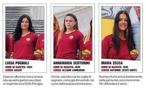 Della prima squadra femminile inglese. Le Figurine Della Roma Femminile Alla Scoperta Della Rosa 2018 19