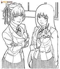Nonton anime kakegurui subtitle indonesia gratis download kakegurui dan streaming anime subtitle indonesia. Kakegurui Coloring Pages Best Coloring Pages Aniyuki Com