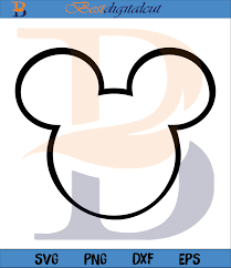 Mickey mouse head eps black silhouette cutting file. Mickey Head Outline Svg Free Trending Svg Disney Svg Mickey Mouse Bestdigitalcut Com