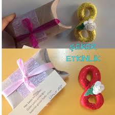 8 Mart Kadinlar Gunu Etkinligi Tuz Seramigi Magnet Martini Kadin Cicek