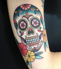Parfait pour le poignet, le bras, la jambe ainsi que pour femme ou homme. Tatouage Tete De Mort Mexicaine 20 Dessins Pour S Inspirer