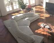 Minimalisme Luxury Edra Italian Fabric Sofa Eropa Singkat ...