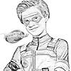 Captain man and kid danger coloring pages the. 1
