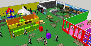 Birds Eye View Of A House Cartoon Birds Eye View Of Theme Park Restaurant For Marketing Proposal Dallas Tx By Clearlogicgroup Com This Example Is Ba Birds Eye View Bird Drawings Theme Park