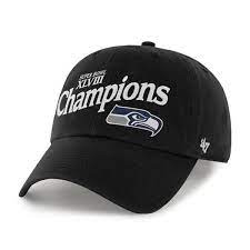 47 Brand Seattle Seahawks Super Bowl Xlviii Clean Up Hat Black Seahawks Super Bowl Bowl Hat Nfl Seattle