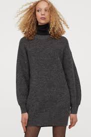 Tutti i vestiti da uomo sono realizzati con tessuti angelico made in italy. Abito In Maglia Grigio Scuro Melange Donna H M It
