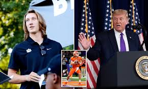 Not long after lawrence arrived on campus in the winter of 2018 did the two start to become friends, and by that summer the two had become even closer. Trump Says Clemson Quarterback Trevor Lawrence Called Him Told Him We Want To Play Football Daily Mail Online