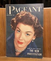 Vintage PAGEANT Magazine November 1950 The New Prostitution Virginia Leith  Cover
