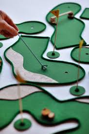 Diy Tabletop Mini Golf Make Mini Golf Games Golf Diy Diy Table Top