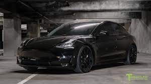 The metal structure is a combination of aluminum and steel, for maximum strength in every area. Black Tesla Model 3 Gets Murdered Out Youtube