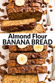 Easy Almond Flour Banana Bread Made In One Bowl And Bursting With Banana Flavor Su Banana Bread Almond Flour Baking With Almond Flour Super Moist Banana Bread