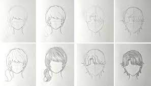 Best male anime hairstyle from cool anime hairstyles for guys. How To Draw Anime Hair Step By Step Guide For Boy And Girl Hairstyles