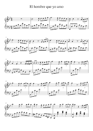 Try to identify the pronouns in the following sentences: El Hombre Que Yo Amo Sheet Music For Piano Solo Download And Print In Pdf Or Midi Free Sheet Music Musescore Com