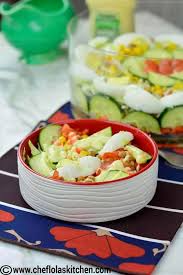 Wash all vegetables and pat dry with kitchen paper. Nigerian Salad Recipe I Chef Lola S Kitchen