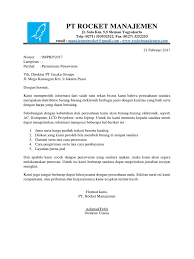 Contoh surat penawaran harga rumah, barang elektronik dan furniture. Contoh Surat Keluar