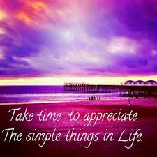Take Time To Appreciate The Simple Things In Life Life Powerful Words Simple