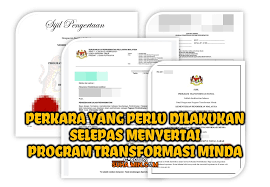 The thing about program transformasi minda (ptm) is that. Perkara Yang Perlu Dilakukan Selepas Menyertai Program Transformasi Minda