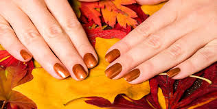 Gold or glitter nail polish colors can be used too. 28 Best Thanksgiving Nails 2021 Fall Nail Designs And Colors