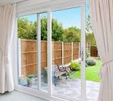White 2 Pane Sliding Patio Doors