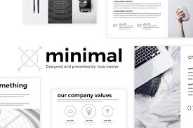 (the latest and newest backgrounds are on the last page.) Free Minimal Powerpoint Template On Behance